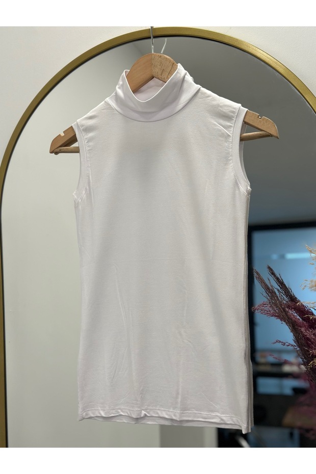 Esen Half Fisherman Zero Sleeve Badi-EE135 أبيض