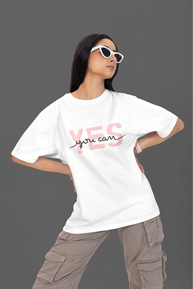100% Cotton Men/Women -Yes You Com- Transfer Printed Round Neck Short Sleeve T-Shirt