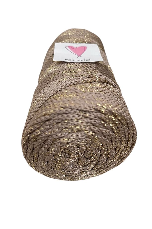 POLYESTER SİMLİ MAKROME İP 100 gr PARLAK PREMIUM 1. KALİTE SUPLA ÇANTA HOBİ EL ÖRGÜ İPİ İP - 3