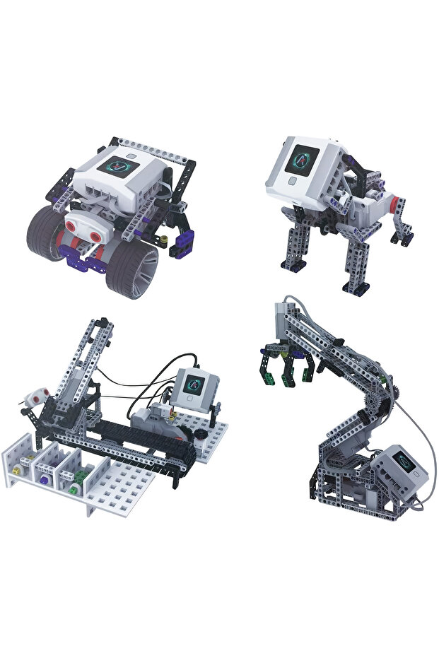 Abilix Krypton 5 Konuşabilir Programlanabilir Eğitim Robotik Kodlama Robotu Parçalı Gelişim Oyuncağı - 4