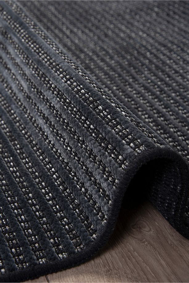 Antrasit Şönil Kilim Mutfak Hasır Sisal Yolluk Salon Oturma Çocuk Odası Dokuma Makine Halısı - 3