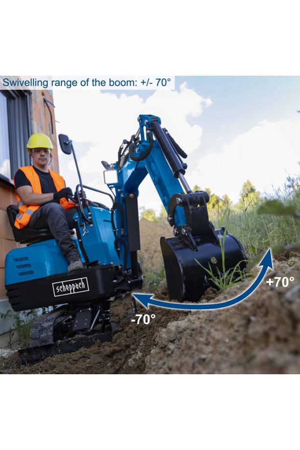 Mini-excavator EXC815, Scheppach - 2