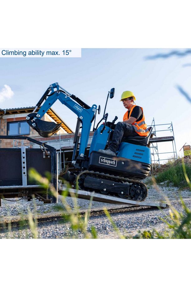 Mini-excavator EXC815, Scheppach - 3