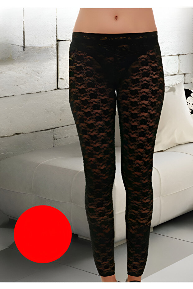 Women's Lace Leggings - 90% Cotton (Lilitime)