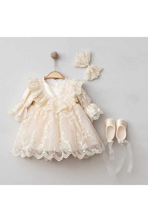 Baby Girl Orchid Mevlüt Set (0.3 -3.6 Months)