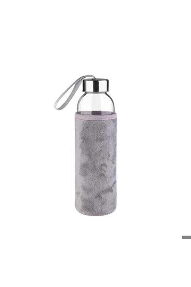 Glass Flask with Plush Cover 750 ml