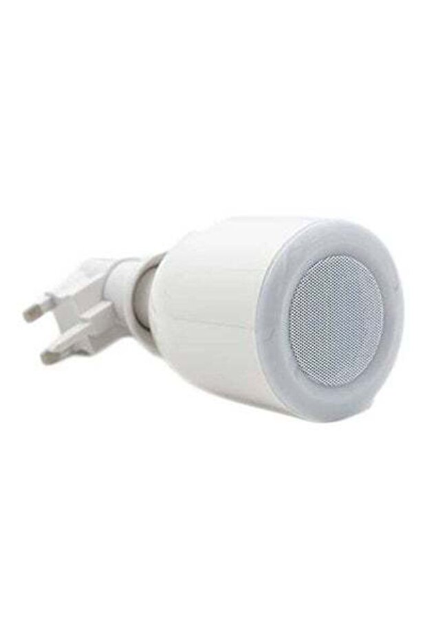 مصباح قرآن LED مع مكبر صوت 15 × 5.5 × 2.2 سم بلاستيك أبيض