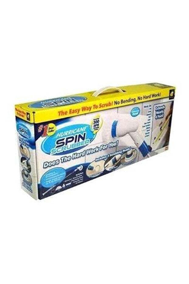 فرشاة دوارة بيضاء/زرقاء - 1