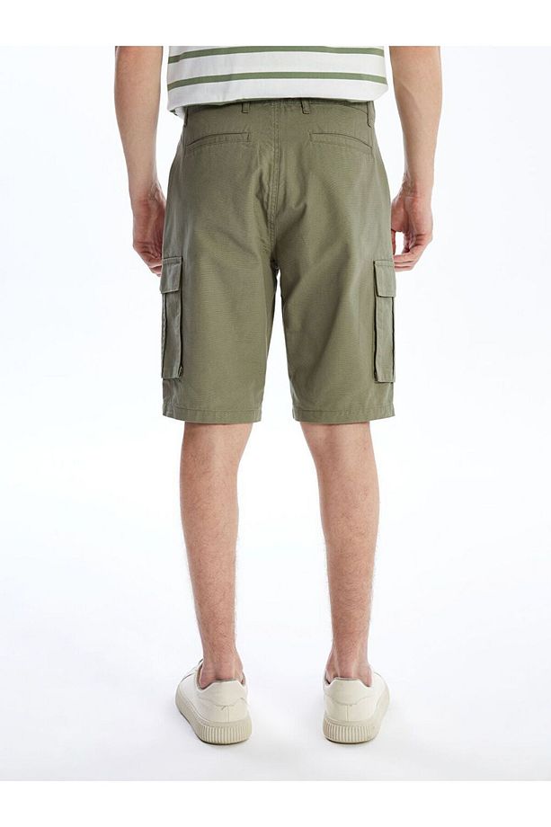 XSIDE Slim Fit Erkek Kargo Şort - 4