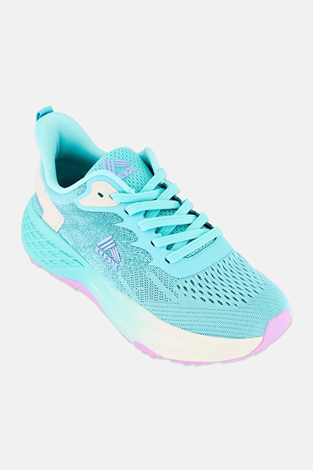 Women Lace Up Outdoor Shoes, Turquoise