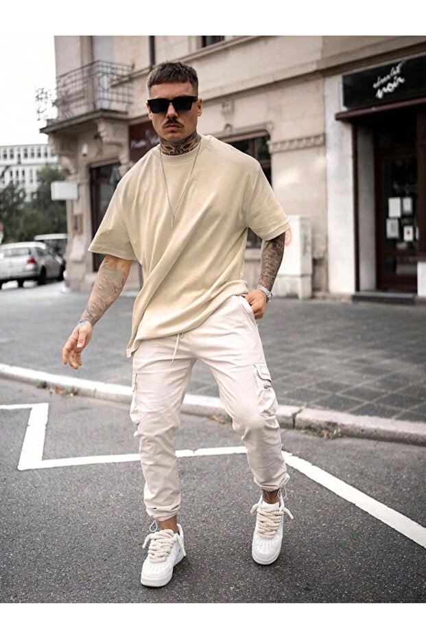 Men's Basic Crew Neck T-Shirt - 4