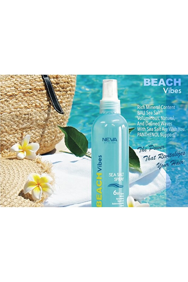 Neva Styling Beach Vibes Sea Salt Spray, 6 in 1 Texture, 200 ml - 4