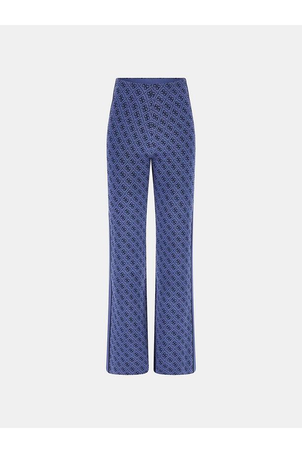 Yüksek Bel Regular Fit Lacivert Kadın Pantolon W3YB38Z37K0F33B - 5