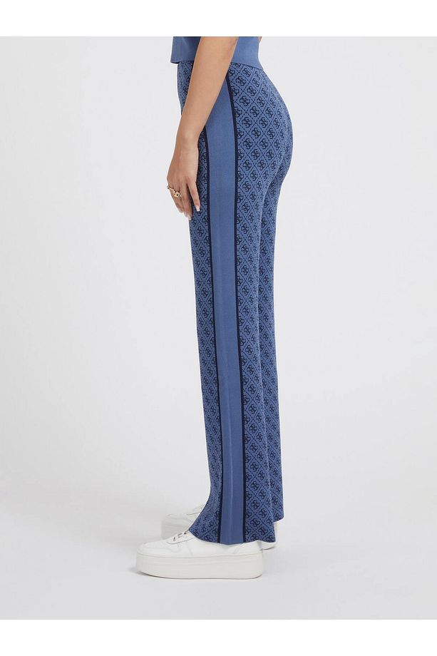 Yüksek Bel Regular Fit Lacivert Kadın Pantolon W3YB38Z37K0F33B - 3