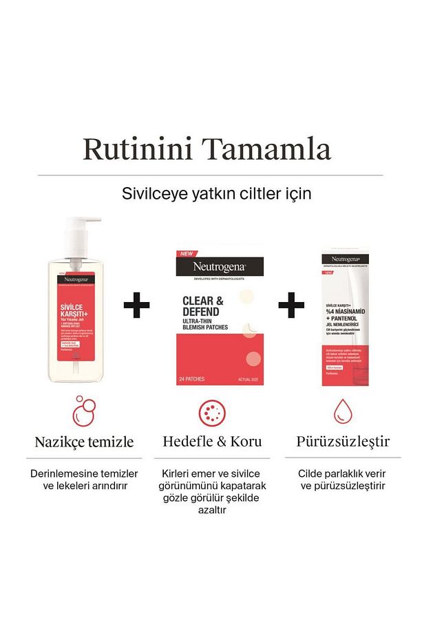 Clear & Defend Ultra Thin Blemish Patch Akne ve Sivilce Bandı 24'lü - 4