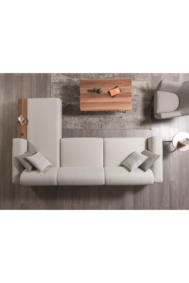 MODA KÖŞE TAKIMI KREM - 6