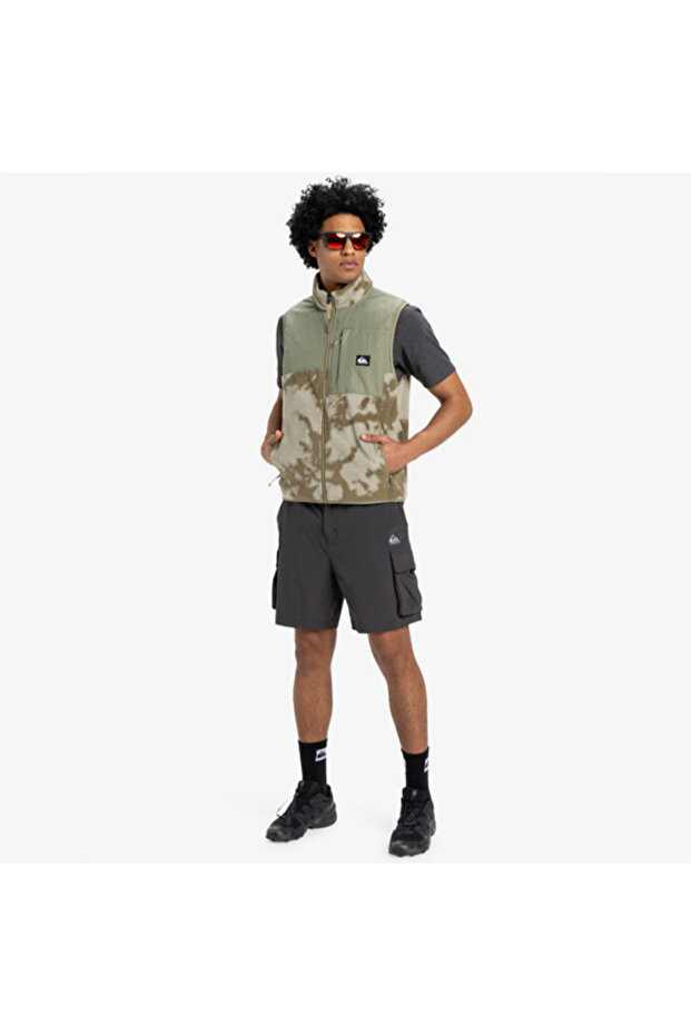 Pánské černé ležérní bermudy Run Ashore - 4