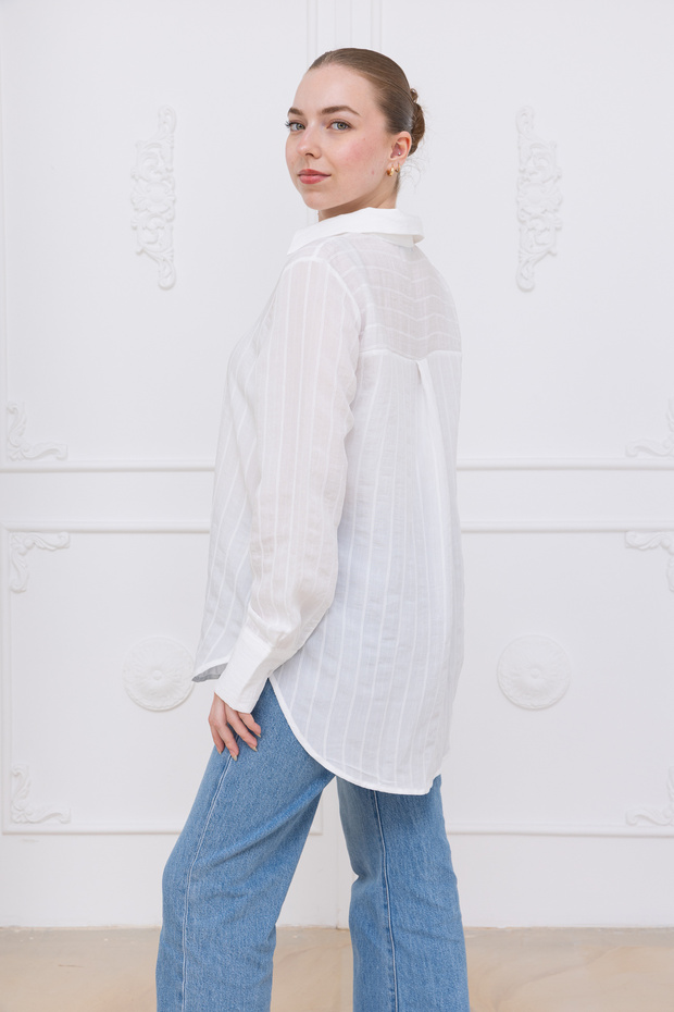 beyaz tunik gömlek - 6