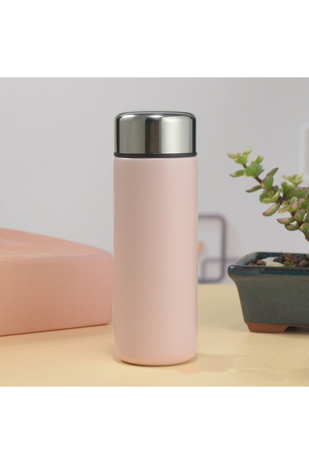 200ML Pink 200ML Small Portable 304Stainless Steel Travel Drink Water Bottle Mini Thermos Bottle Th