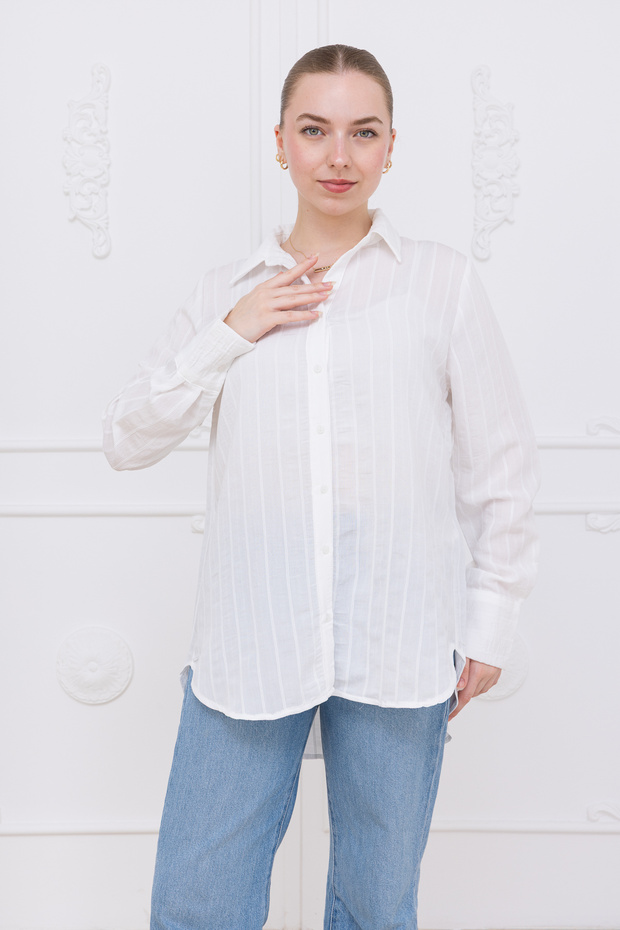 beyaz tunik gömlek - 2