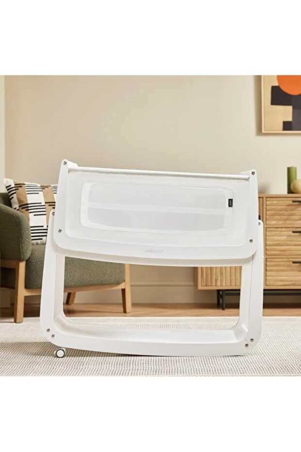 Pod5 Yatak Başı Beşiği, 3’ü 1 Arada Tasarım, Sallanan Stand, Nefes Alabilen File Şilte - 2