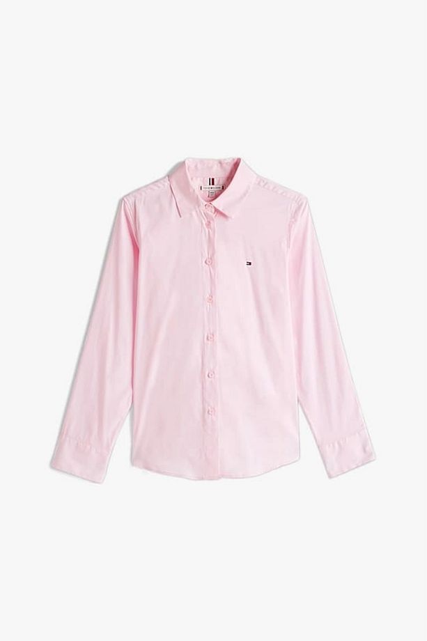 Kadın Th Poplin Regular Gömlek - Pembe - 5