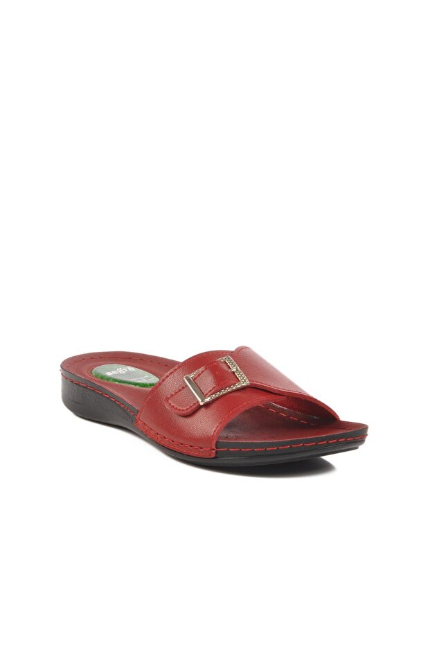 Red Gel Sole Women's Slippers Bento 6811 Z