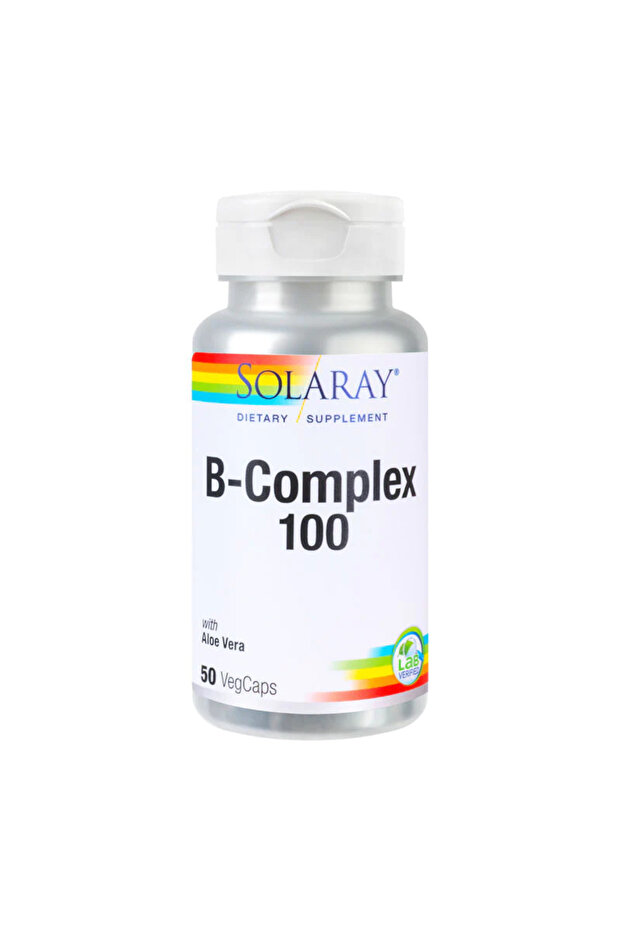 فيتامين ب المركب 100 كبسولة نباتية 50 كبسولة - 1