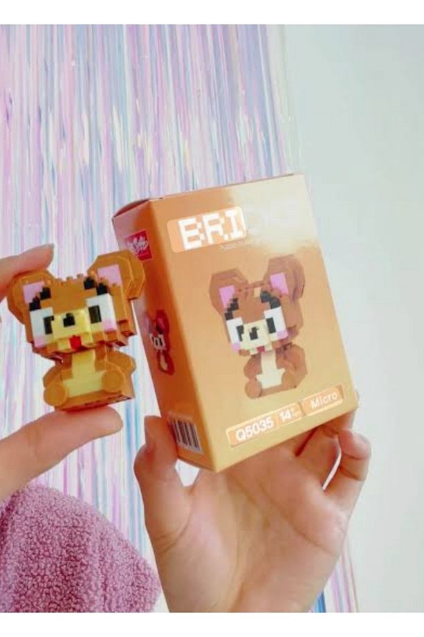 Tom Ve Jerry 2'li Set Yapboz Blok Yapı Taşı Figür - 6