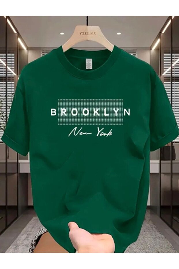 Brooklyn Printed Basic T-Shirt - 1