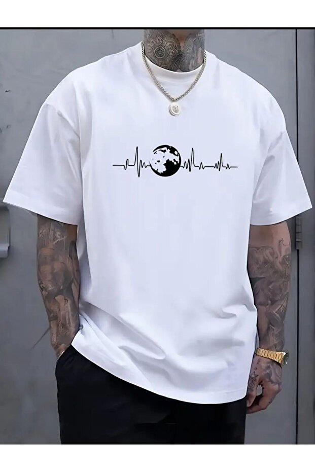 Printed Basic T-Shirt - 1