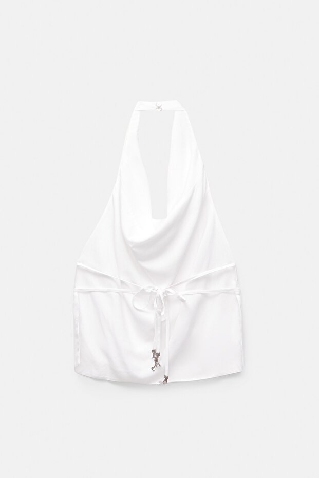 Rustik drapeli halter top - 3