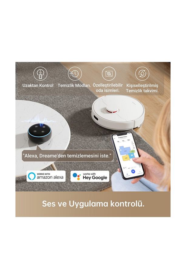 Vaccumix Bot D10 Plus Akıllı Robot Süpürge . 4000 PA , HEPA FİLTRE , 0.4 Litre - 8