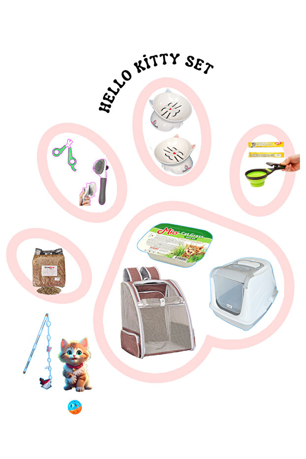 Hellokitty New Cat Ownership Set | Dadumla.