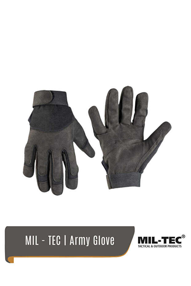 Army Gloves Eldiven | Siyah - 1
