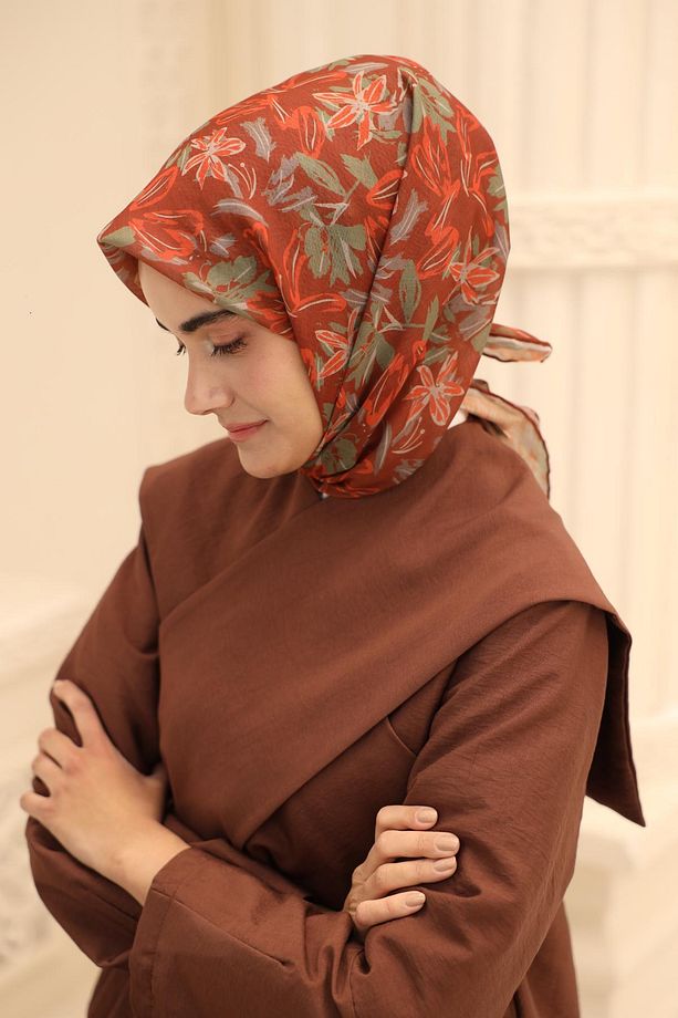 Neva Desen Soft Pamuk Eşarp - 3