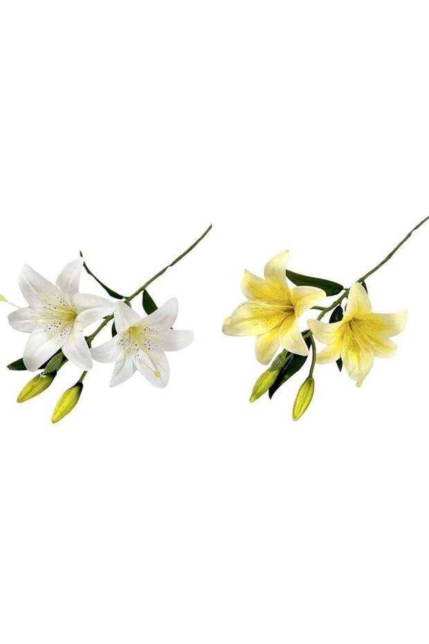Pack of 2 Artificial Rose Flowers for Home Decor, Parties, and Weddings