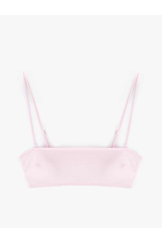 Lightweight Support Strapless Bikini Top with Removable Straps
