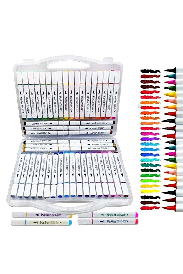 Acrylic 48-Color Marker Set