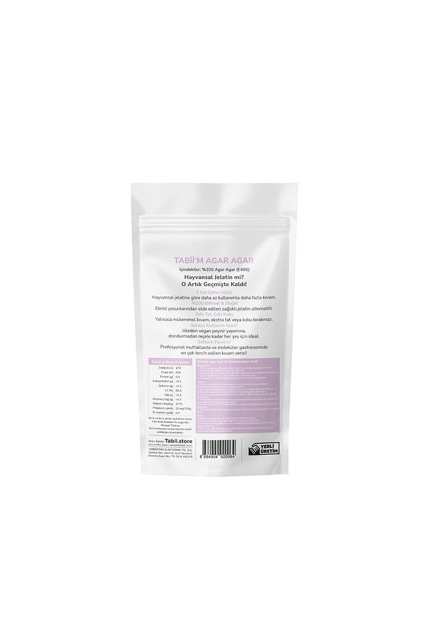 Tabii'm Agar Agar Bitkisel Jelatin 100 gr - 3