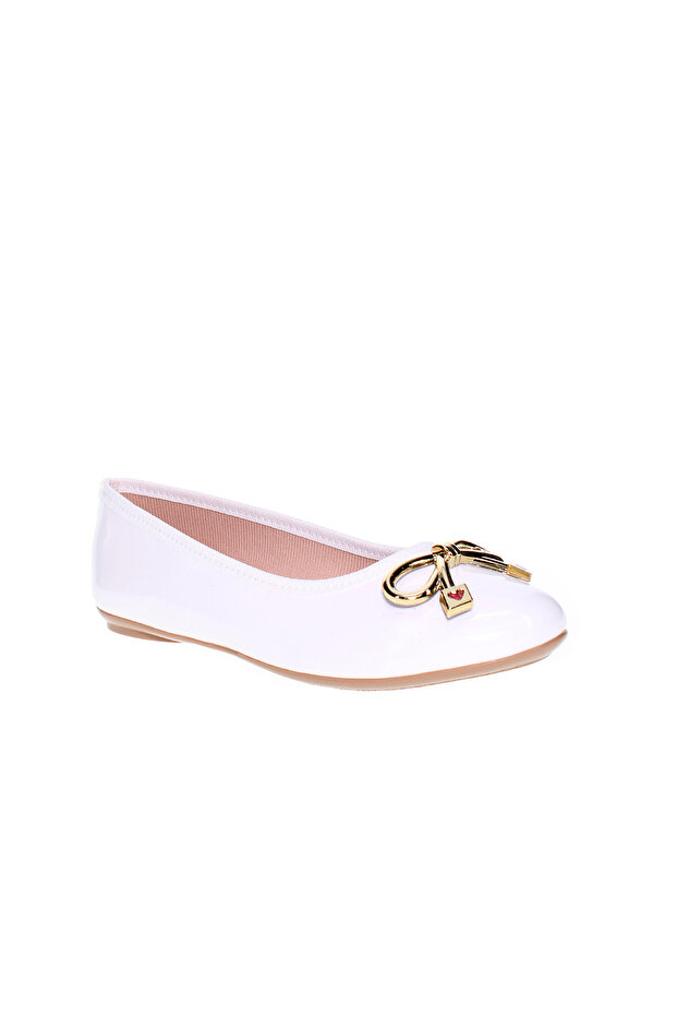 Junior Girls Ballerinas White | Made In Brazil