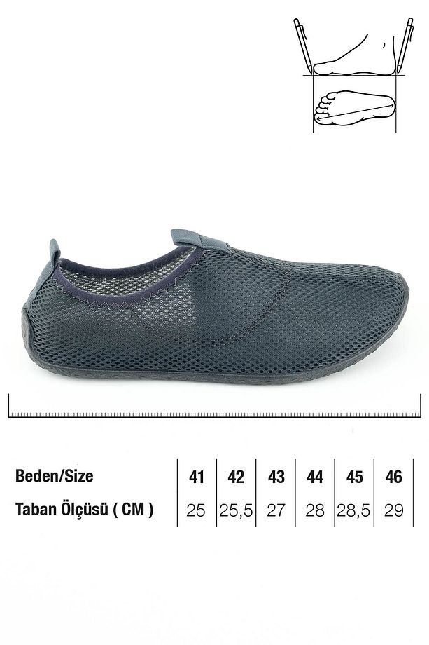 Yazlık Unisex Pvc Taban Plaj Deniz Havuz Ayakkabı - 2