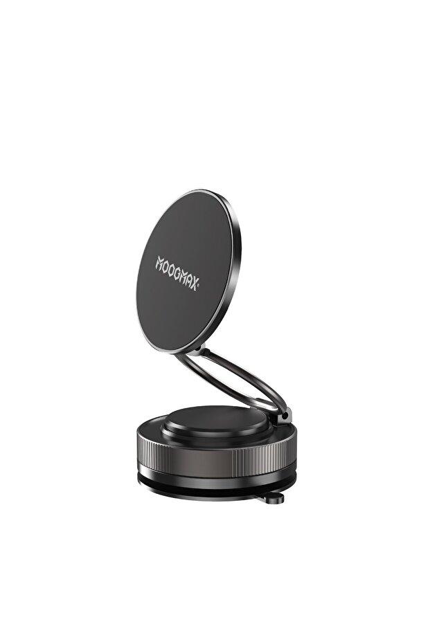 حامل جوال مغناطيسي للسيارة MX-MH211 من Moogmax – تثبيت بشفط قوي ودوران 360° بدون شحن