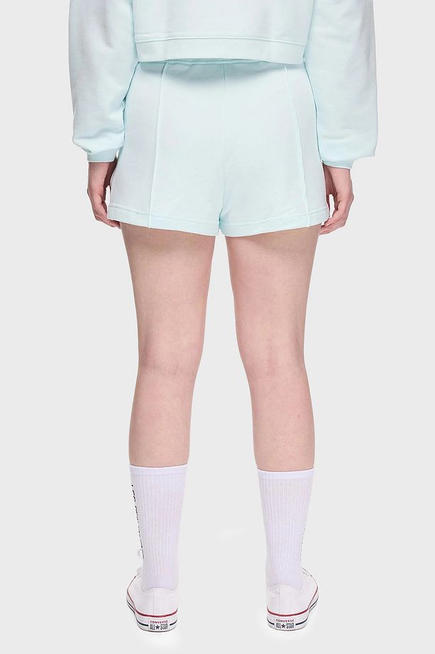 % 100 Pamuk Regular Fit Yüksek Bel Çimalı Short SHORT LBNOOSESSFUSO - 4