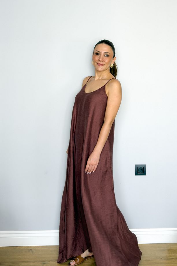 KETEN ASKILI ELBİSE - 1