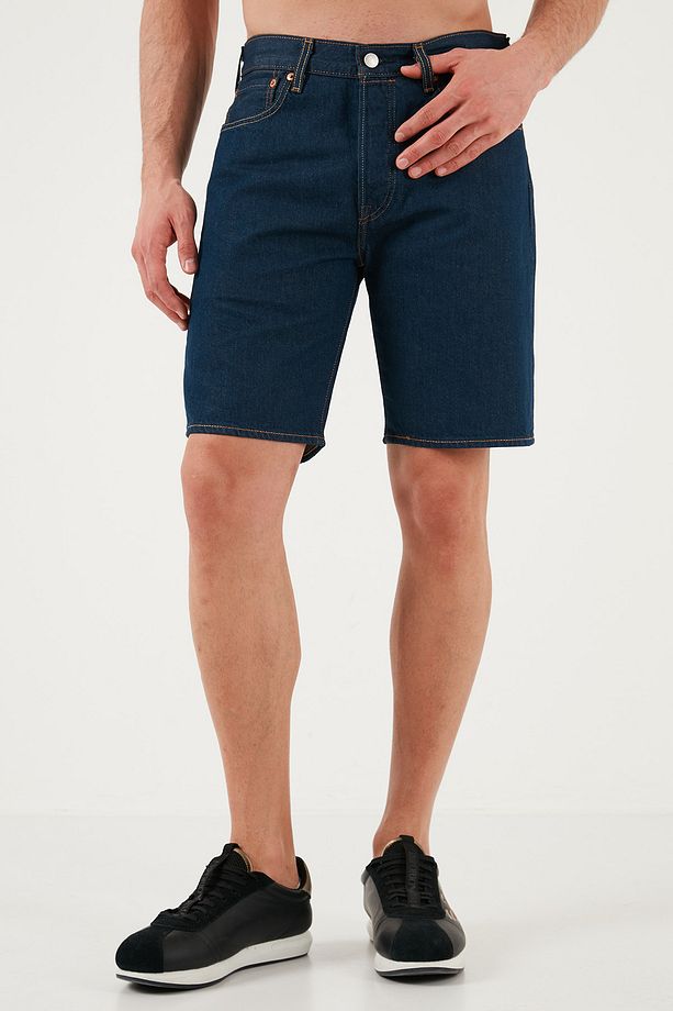501 Streç Pamuklu Regular Fit Normal Bel Kot Short Erkek SHORT 36512 - 3