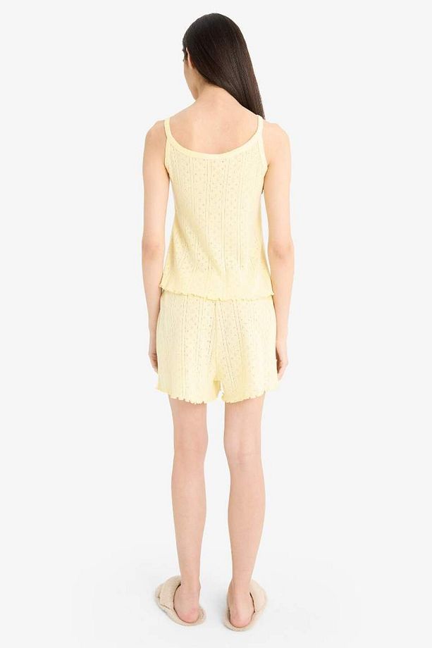 Pijama Takımı Askılı Üst Esnek Belli Şort-fall In Love E9830ax25sm - 6