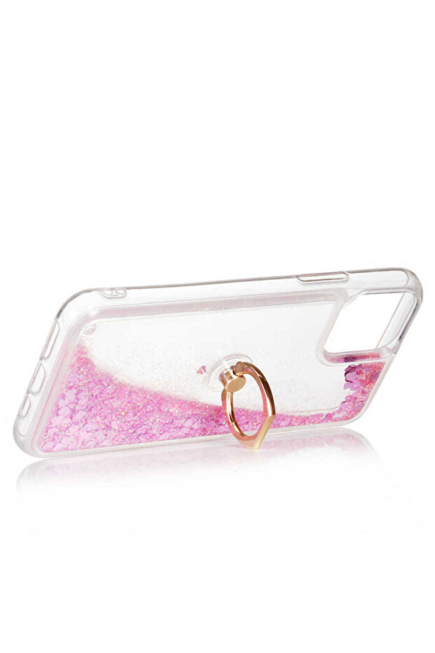 حافظة TKDR Milce متوافقة مع هاتف iPhone 11 Pro - وردي - 3