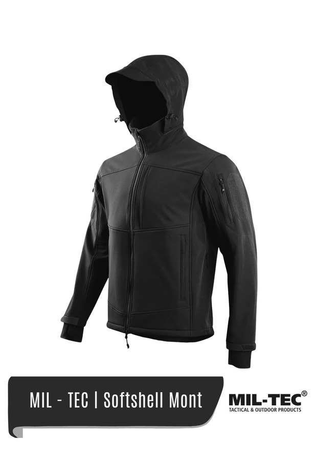 Softshell Tactical Coat |   Black - 3