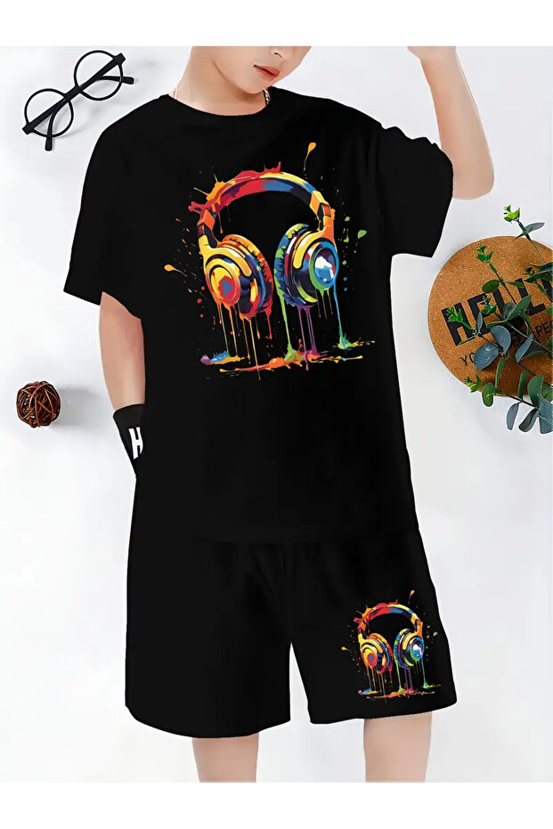Children's T-Shirt and Pocket Shorts Set